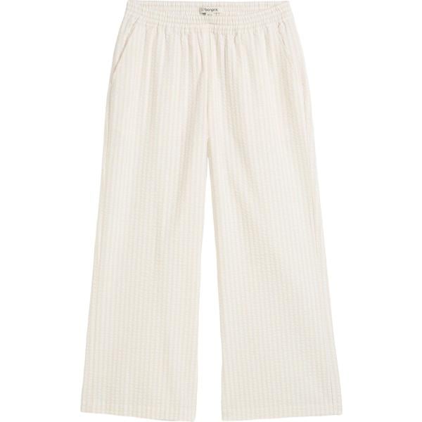 pantaloni a palazzo bonprix bianco