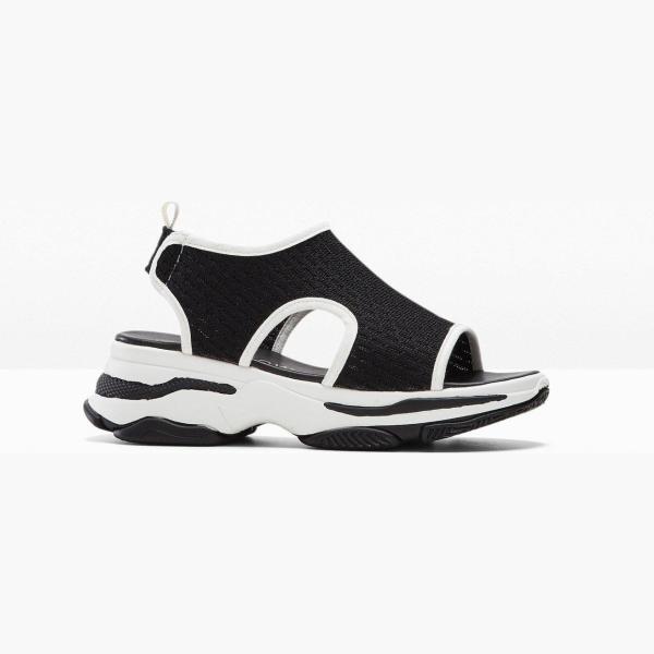 sandali col tacco bonprix bianco