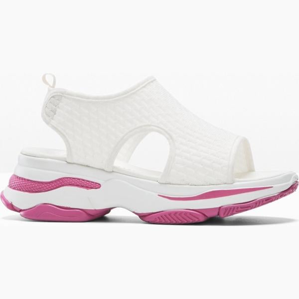 sandali col tacco bonprix bianco
