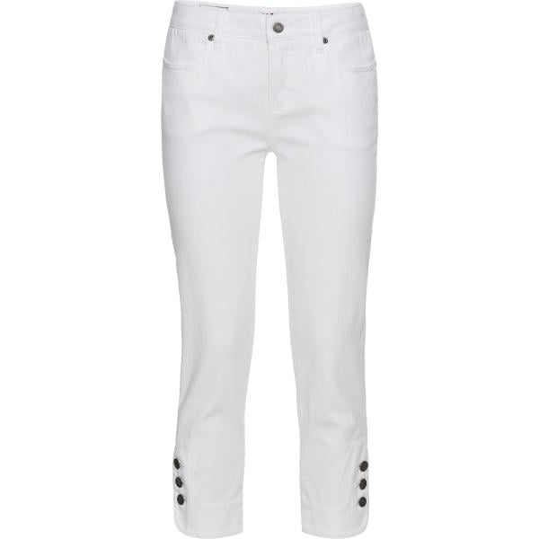 jeans slim fit bonprix bianco