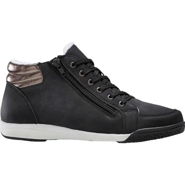 sneakers alte bonprix nero