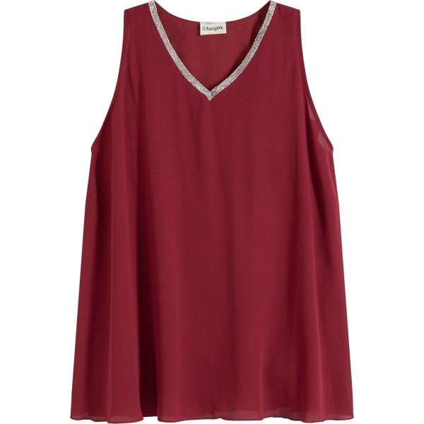 bluse bonprix rosso