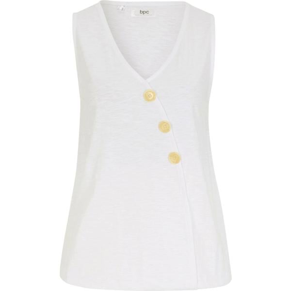 top bonprix bianco