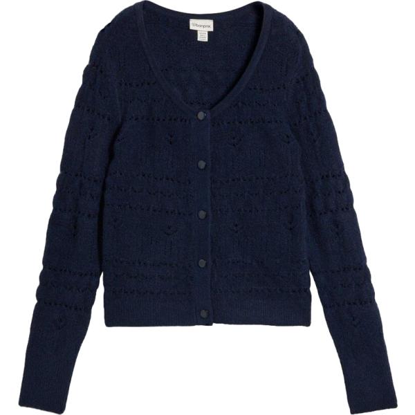 Cardigan da donna in blu scuro bonprix