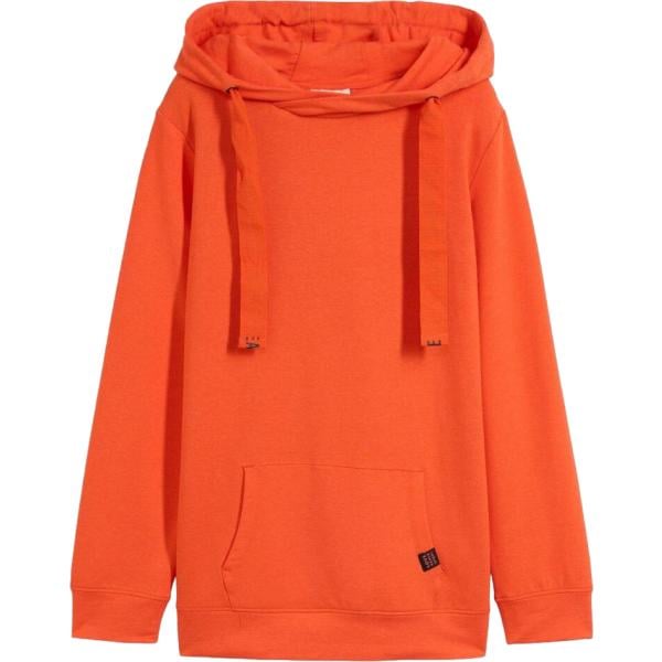 Felpa con cappuccio da donna in rosso classico collo con cappuccio in viscosa bonprix bonprix