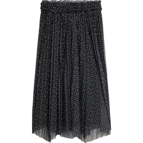 Gonna longuette da donna in nero pece plissè bonprix bonprix