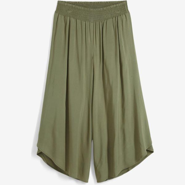 pantaloni culotte bonprix verde