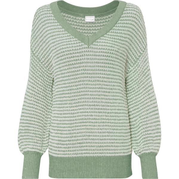 maglieria Bodyflirt verde a righe