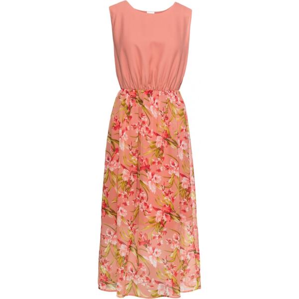 Vestito lungo senza maniche rosa Bpc bonprix collection rosa