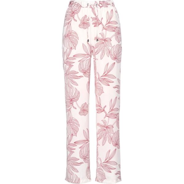Pantalone fantasia con coulisse bianco Bpc selection bianco