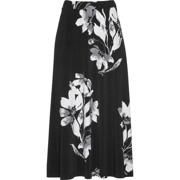 gonne bonprix nero a fiori