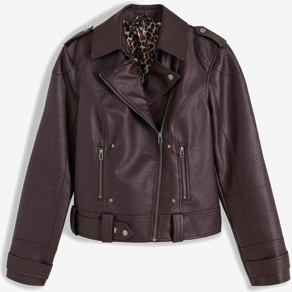 blazer bonprix marrone animalier