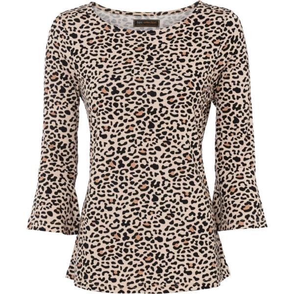 maglieria bonprix marrone animalier