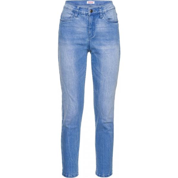 Jeans cropped in denim elasticizzato blu John Baner JEANSWEAR bianco