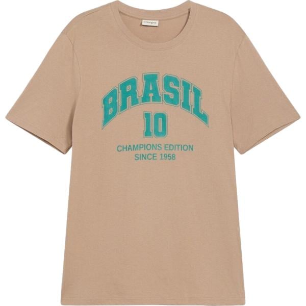 t-shirt bonprix marrone