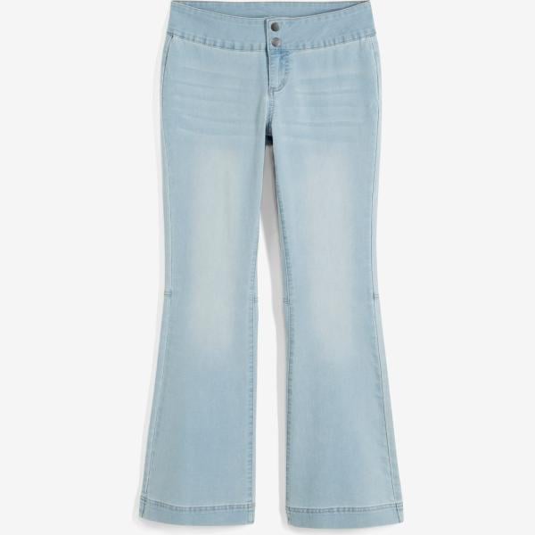 jeans bootcut bonprix blu