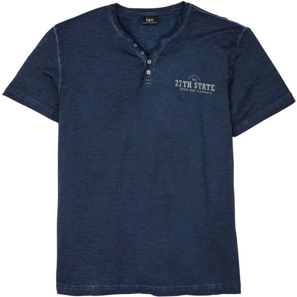 t-shirt bonprix blu con stampe