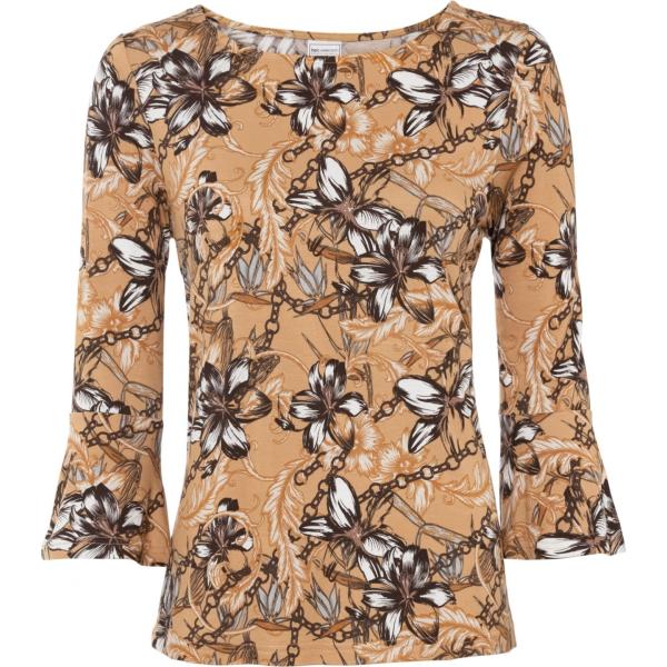 maglieria Bpc selection marrone a fiori