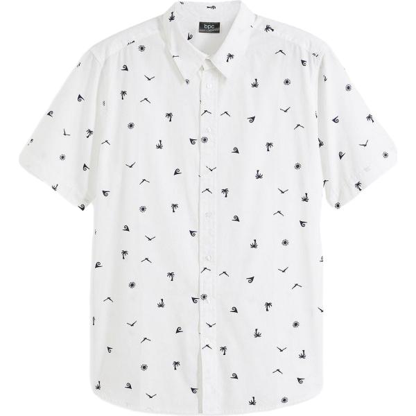 camicie a manica corta bonprix bianco