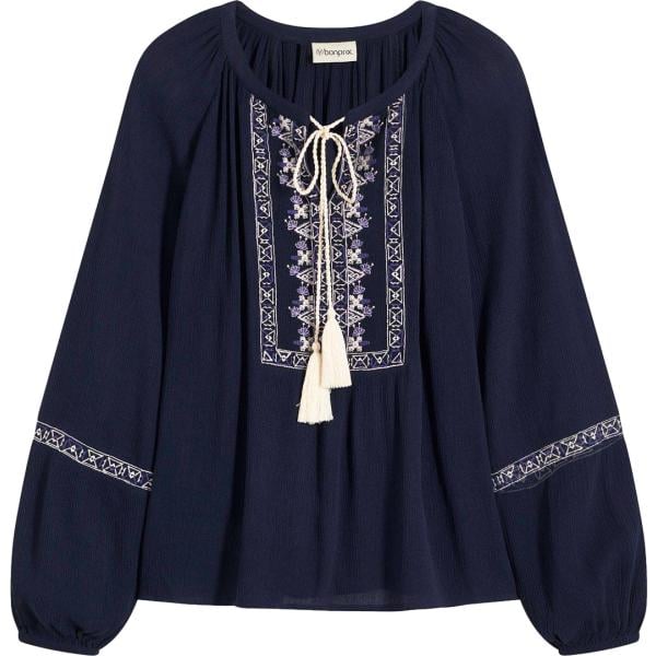 bluse bonprix blu