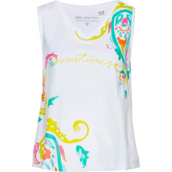 top Bpc selection bianco con stampe