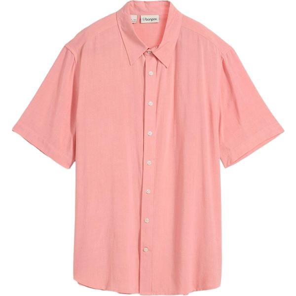 camicie a manica corta bonprix rosa