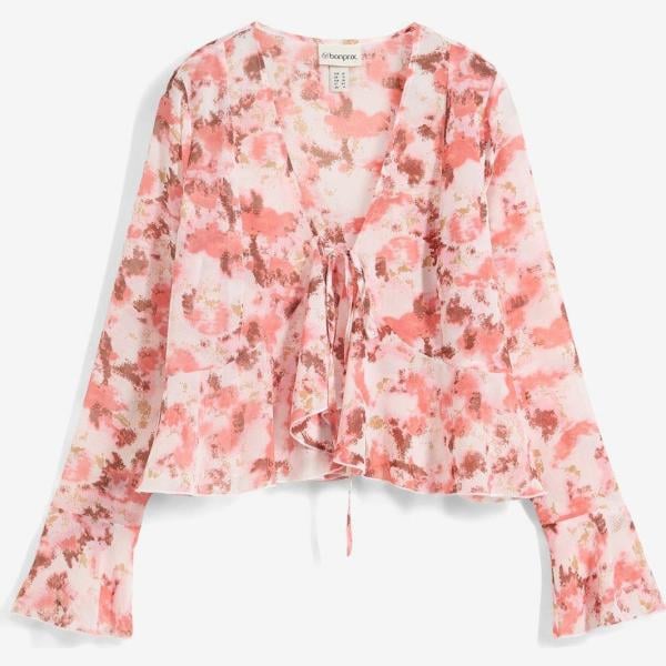 bluse bonprix rosa