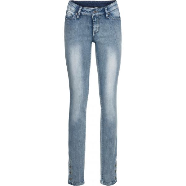 Jeans skinny delavé blu Rainbow blu