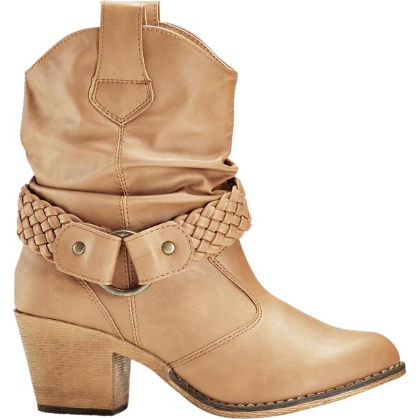 stivaletti texani bonprix marrone