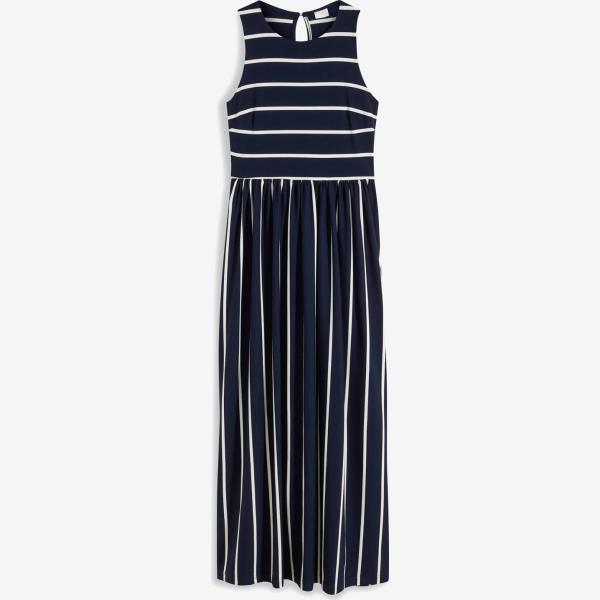 vestiti lunghi bonprix blu a righe