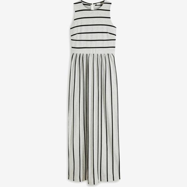 vestiti lunghi bonprix grigio a righe