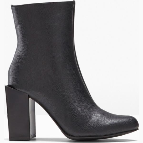 Stivaletti con zip nero Rainbow nero