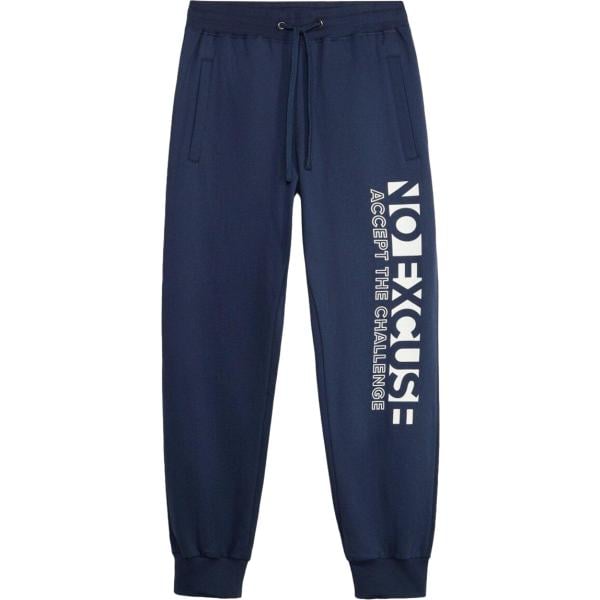 Pantaloni da uomo in blu scuro con stampe bonprix