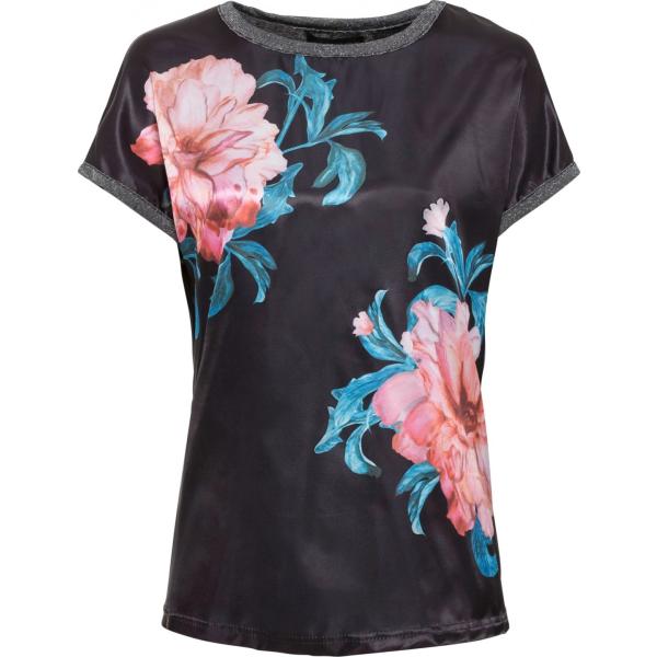 bluse Bodyflirt nero a fiori