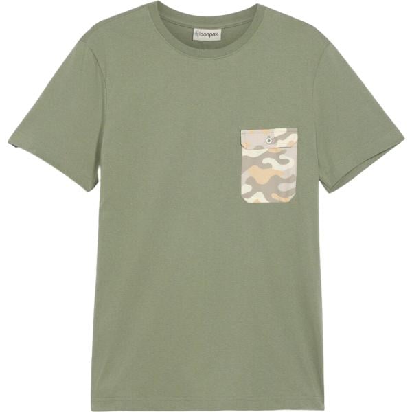 t-shirt bonprix verde