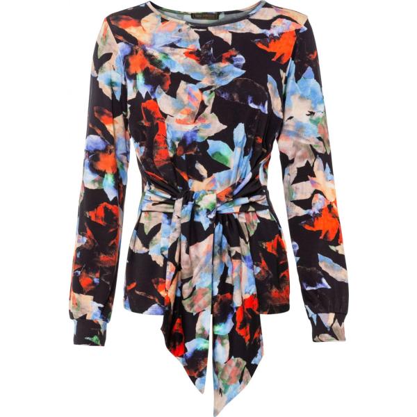 maglieria Bpc selection nero a fiori