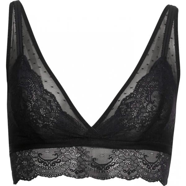 reggiseno Bodyflirt nero a pois