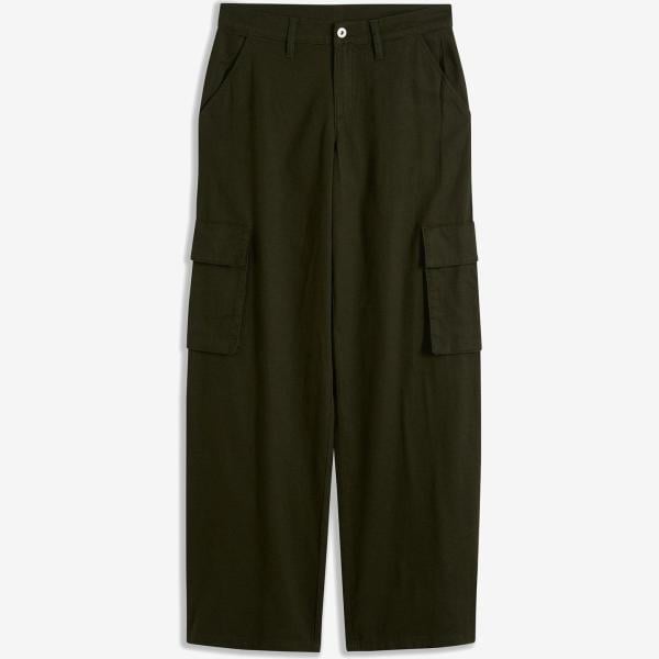 pantaloni cargo bonprix marrone