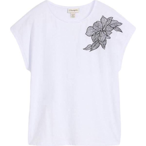 t-shirt bonprix bianco