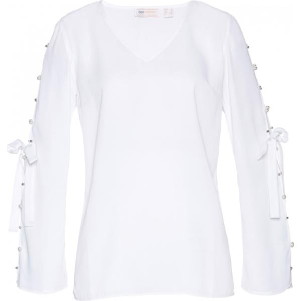 Tunica con perle bianco Bpc selection bianco