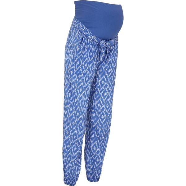 Pantaloni da donna in azzurro a fiori premaman bonprix bonprix