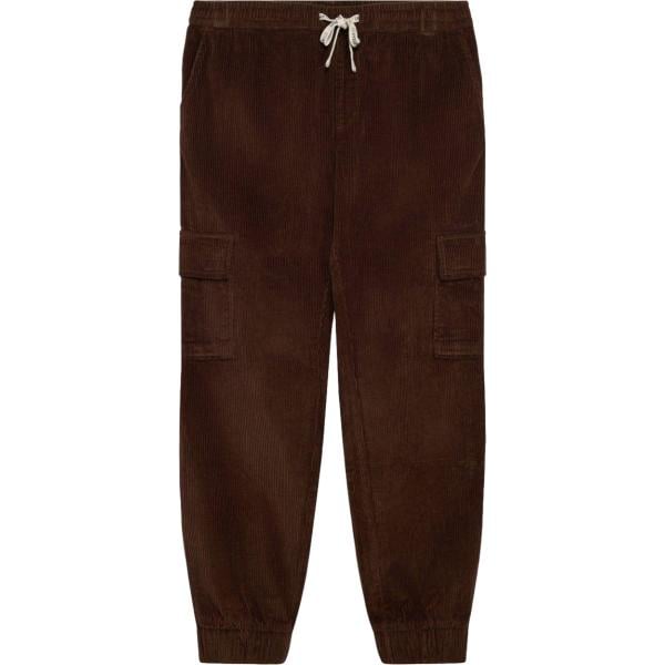 Pantaloni cargo da uomo in marrone scuro con coulisse bonprix bonprix