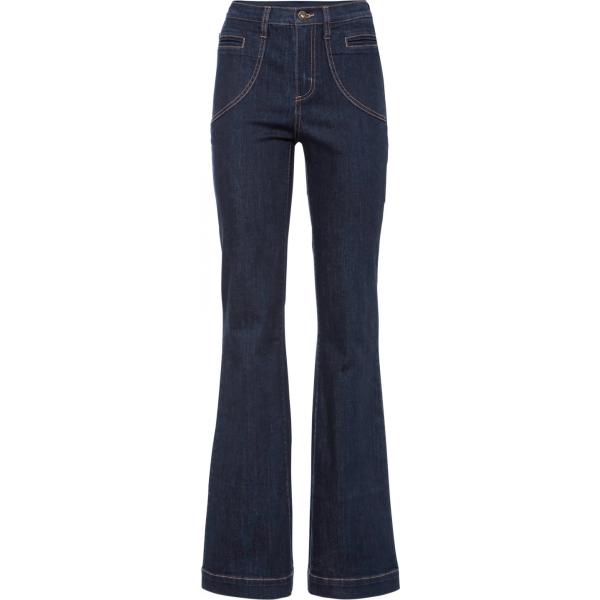 jeans a zampa Rainbow nero
