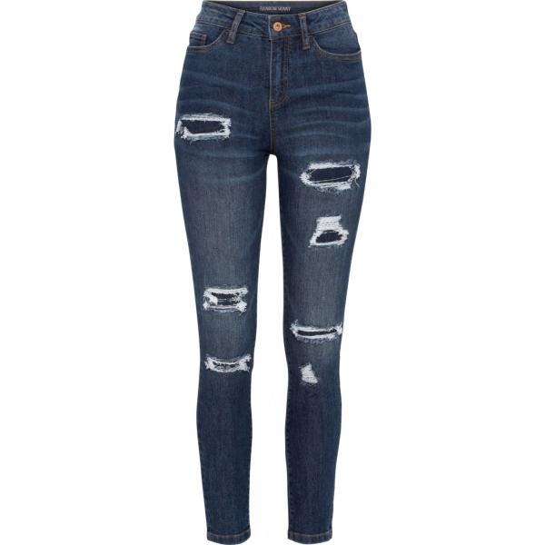 jeans strappati Rainbow blu