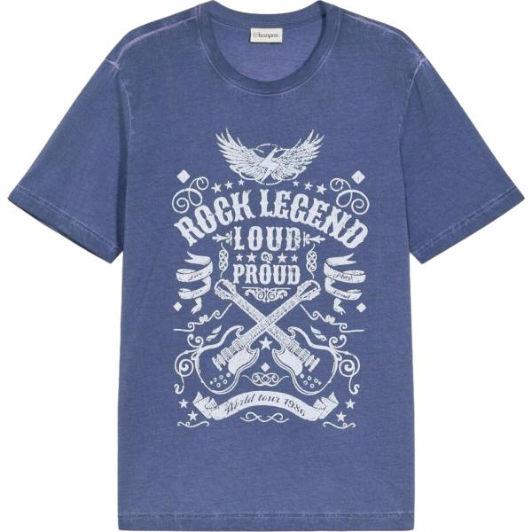 t-shirt bonprix blu