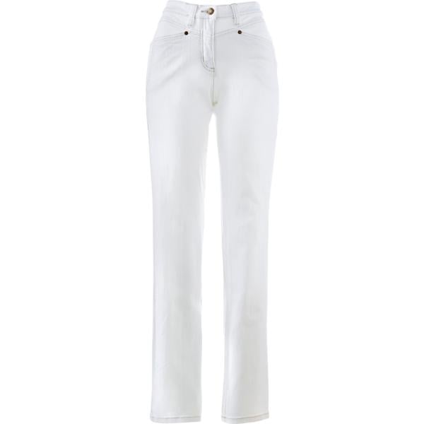 jeans dritti bonprix bianco