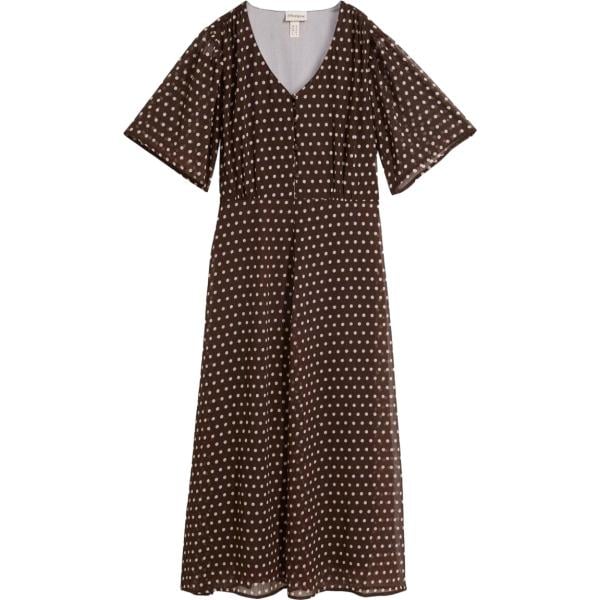 Vestito longuette/midi da donna in marrone scuro bonprix bonprix