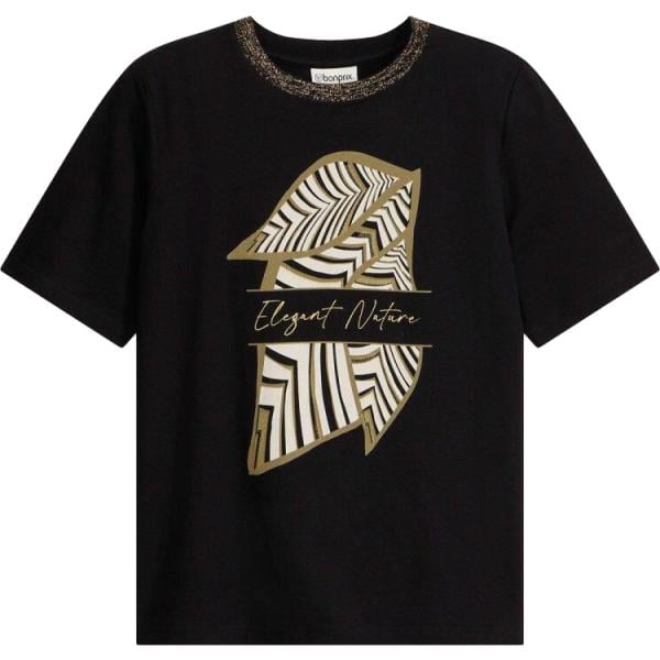 t-shirt bonprix nero