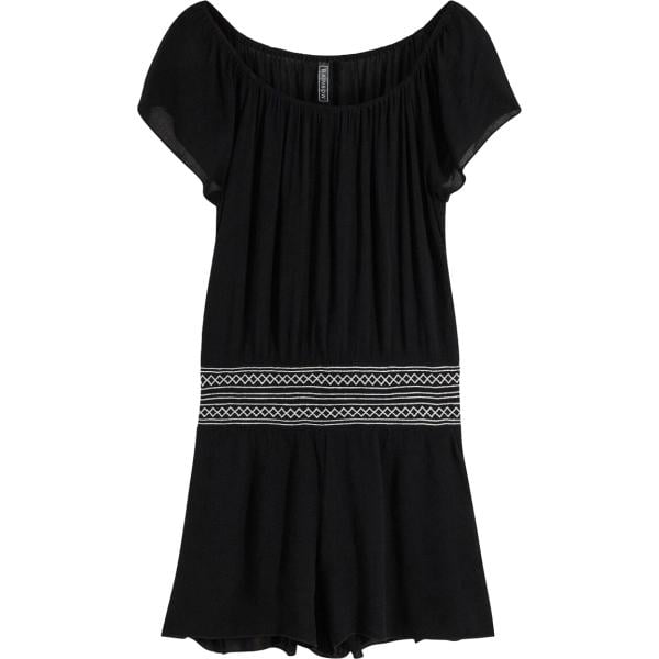 Tuta corta da donna in nero pece corto bonprix bonprix