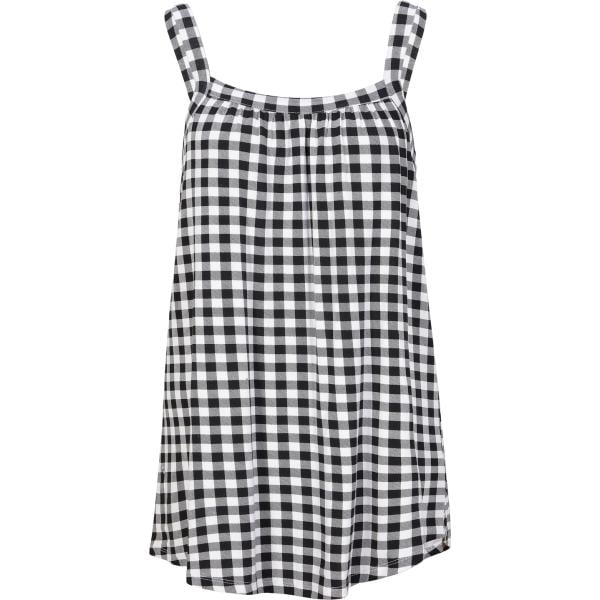 top bonprix grigio a quadri